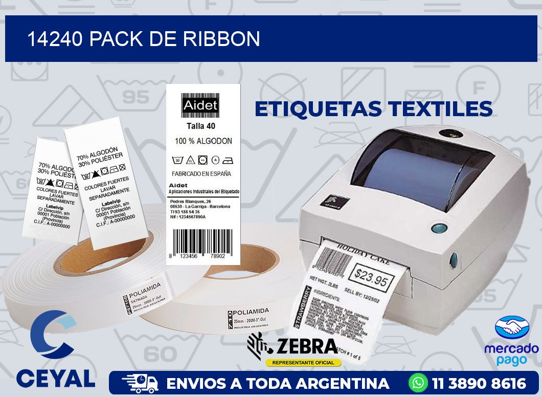 14240 PACK DE RIBBON