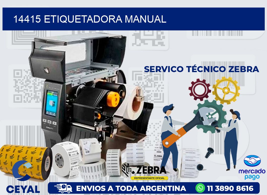 14415 ETIQUETADORA MANUAL
