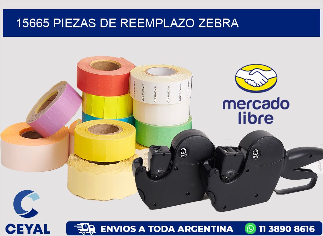 15665 PIEZAS DE REEMPLAZO ZEBRA