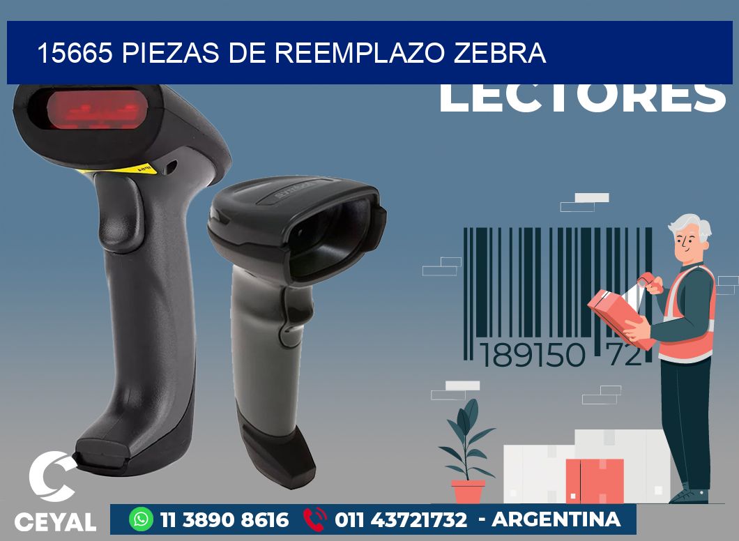 15665 PIEZAS DE REEMPLAZO ZEBRA