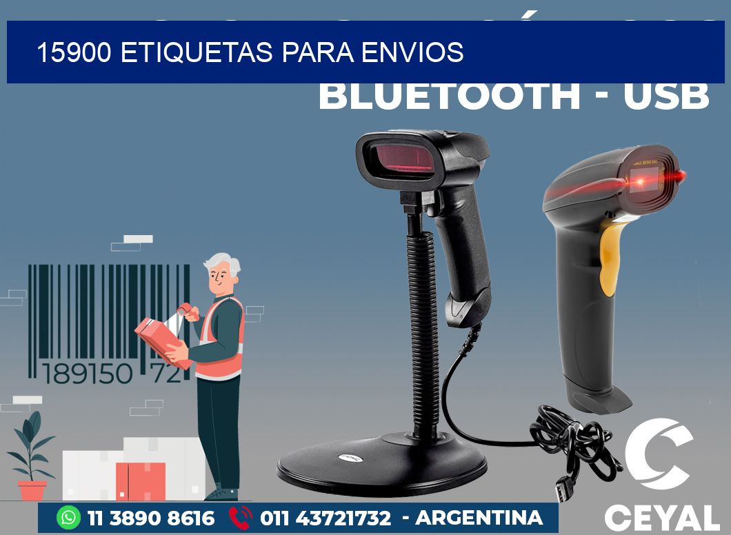 15900 ETIQUETAS PARA ENVIOS