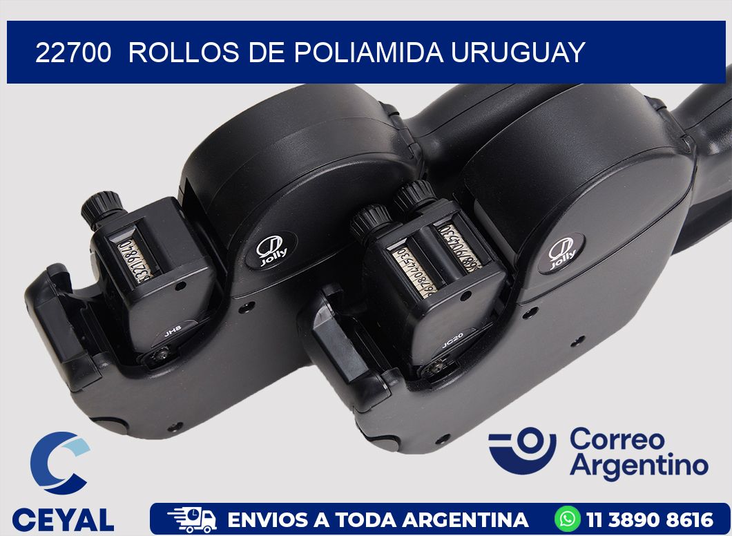 22700 ROLLOS DE POLIAMIDA URUGUAY