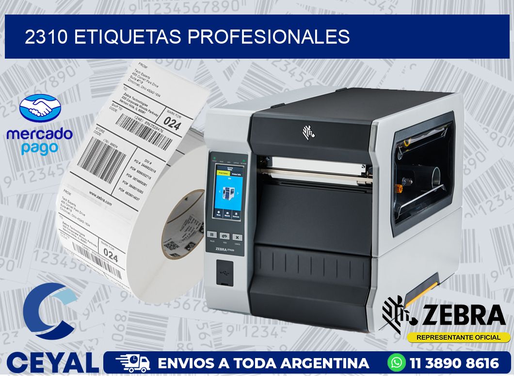 2310 ETIQUETAS PROFESIONALES