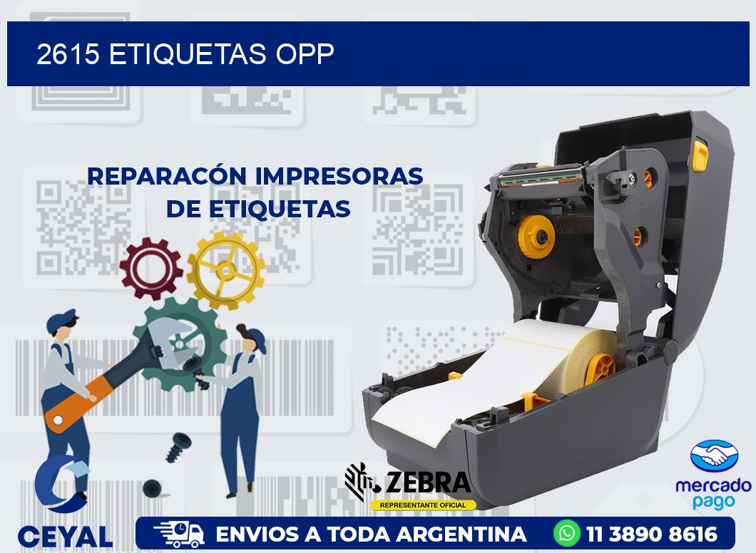 2615 ETIQUETAS OPP