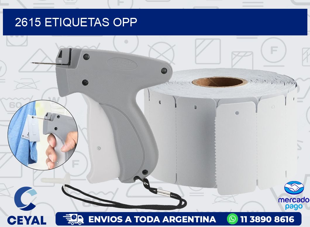 2615 ETIQUETAS OPP