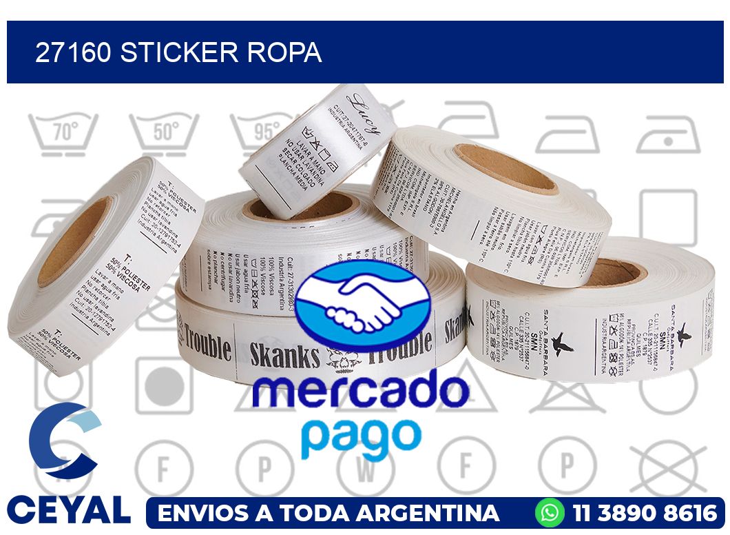 27160 STICKER ROPA