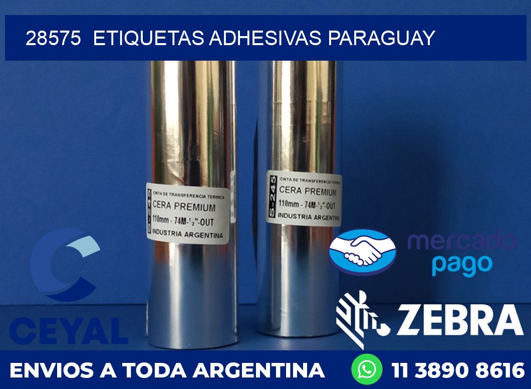 28575 ETIQUETAS ADHESIVAS PARAGUAY