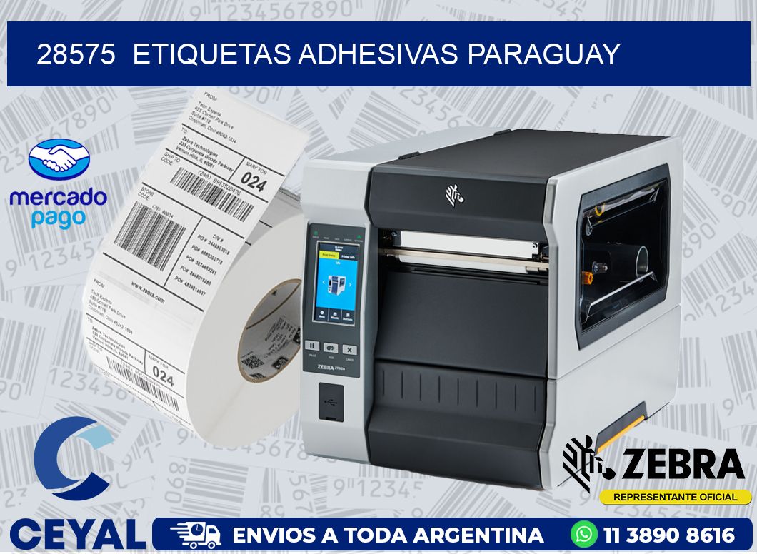 28575  ETIQUETAS ADHESIVAS PARAGUAY