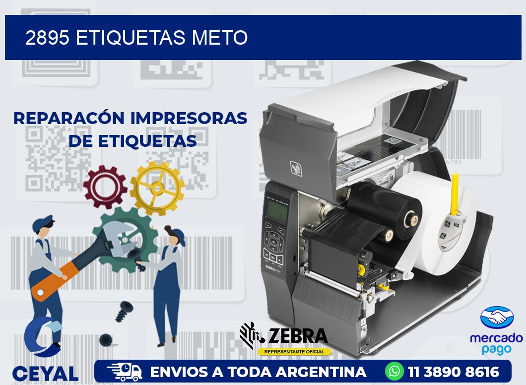 2895 ETIQUETAS METO