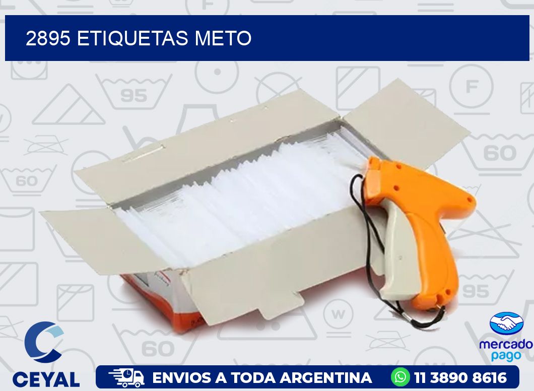 2895 ETIQUETAS METO