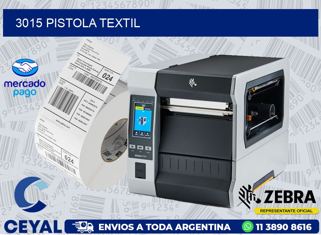 3015 PISTOLA TEXTIL