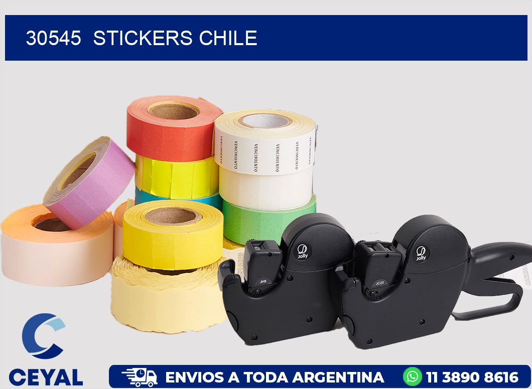 30545 STICKERS CHILE