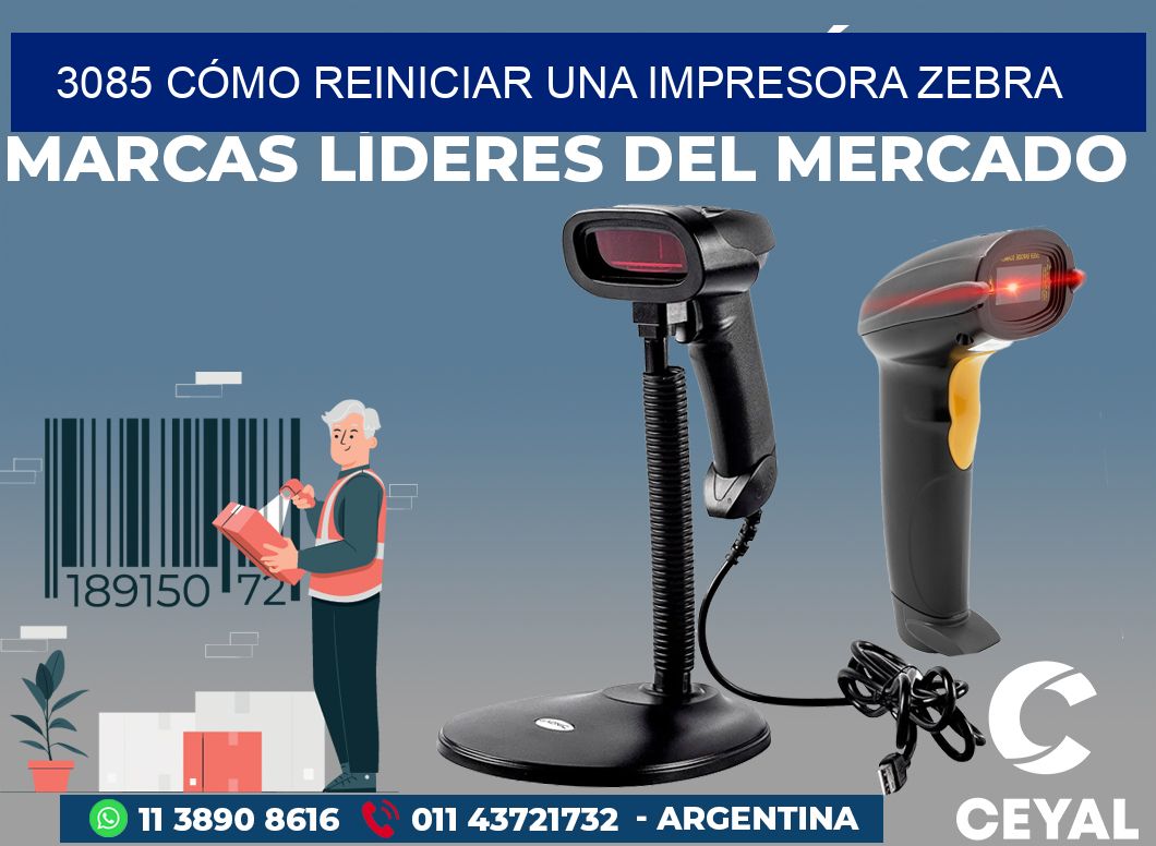 3085 CÓMO REINICIAR UNA IMPRESORA ZEBRA