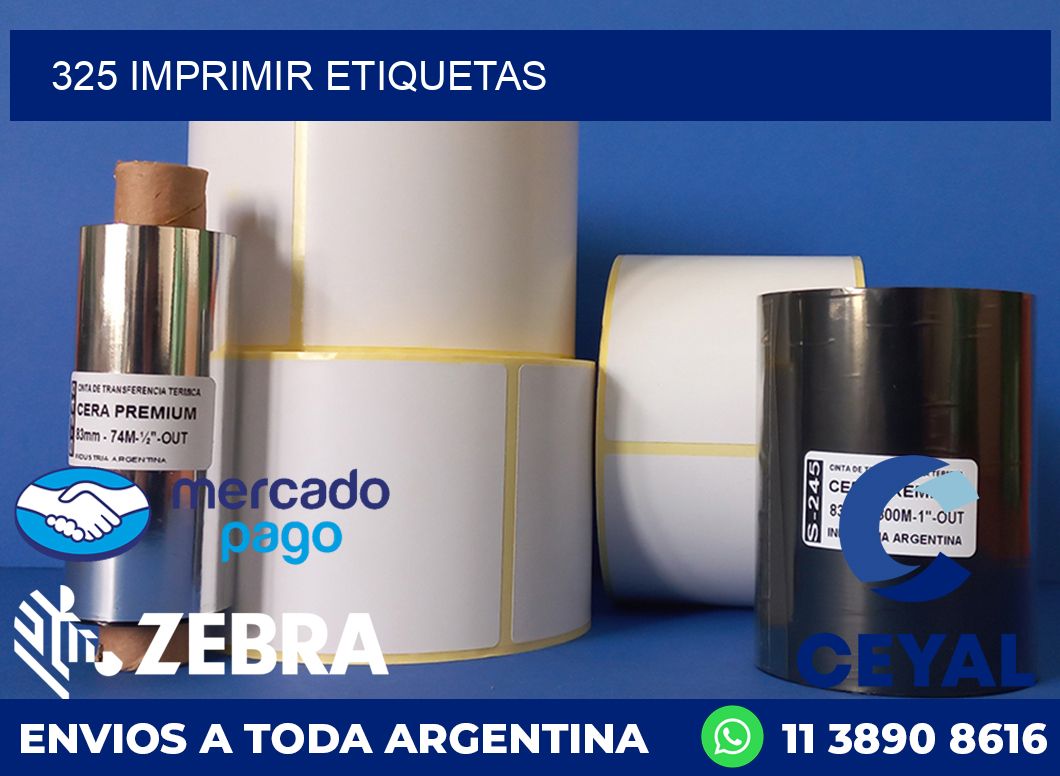 325 IMPRIMIR ETIQUETAS
