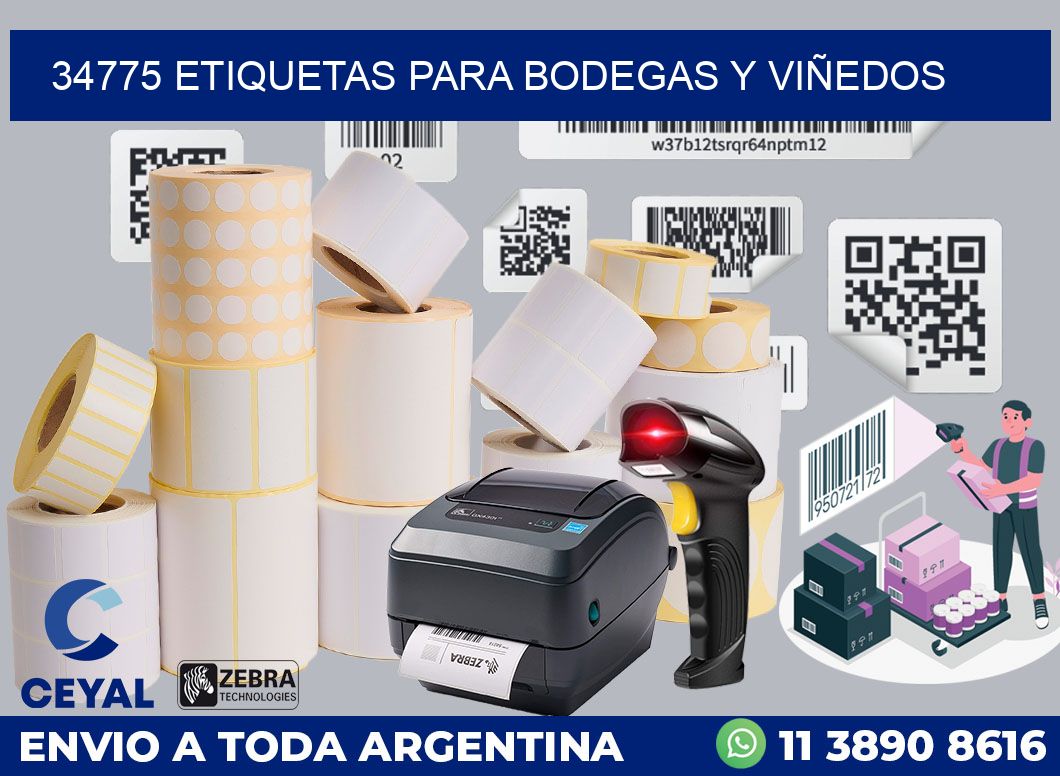 34775 ETIQUETAS PARA BODEGAS Y VIÑEDOS