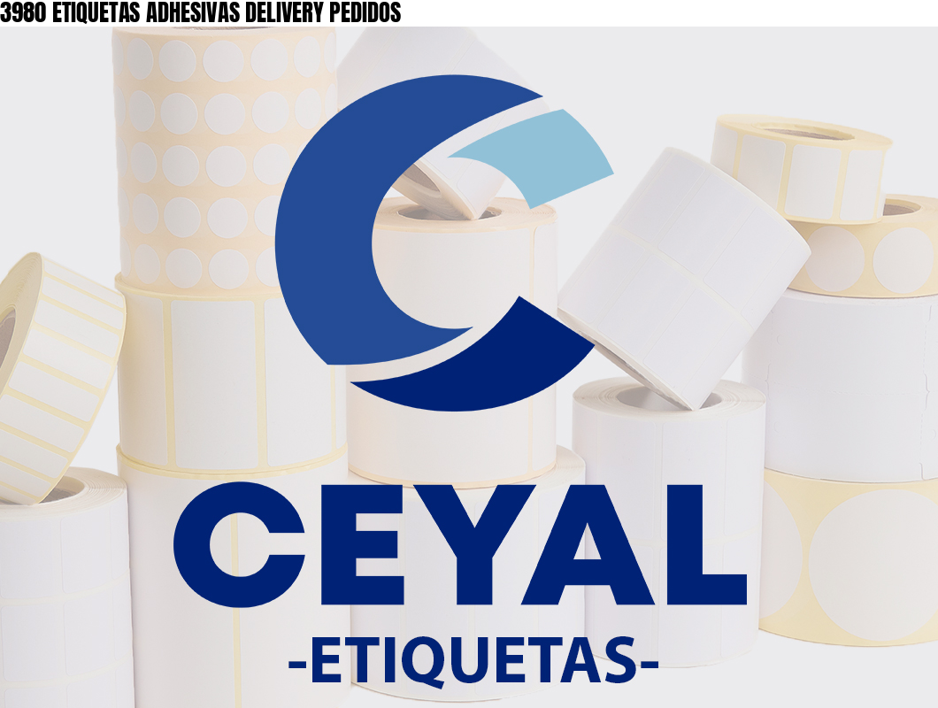 3980 ETIQUETAS ADHESIVAS DELIVERY PEDIDOS