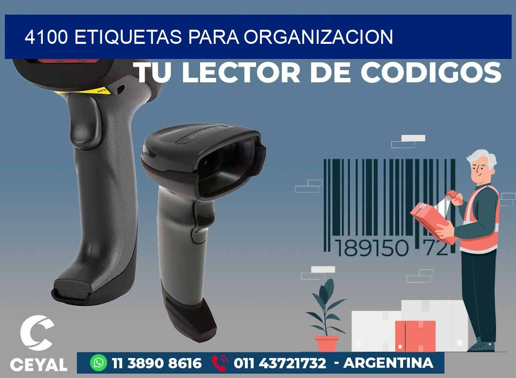4100 ETIQUETAS PARA ORGANIZACION