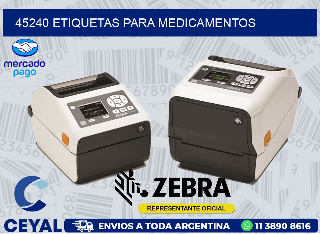 45240 ETIQUETAS PARA MEDICAMENTOS