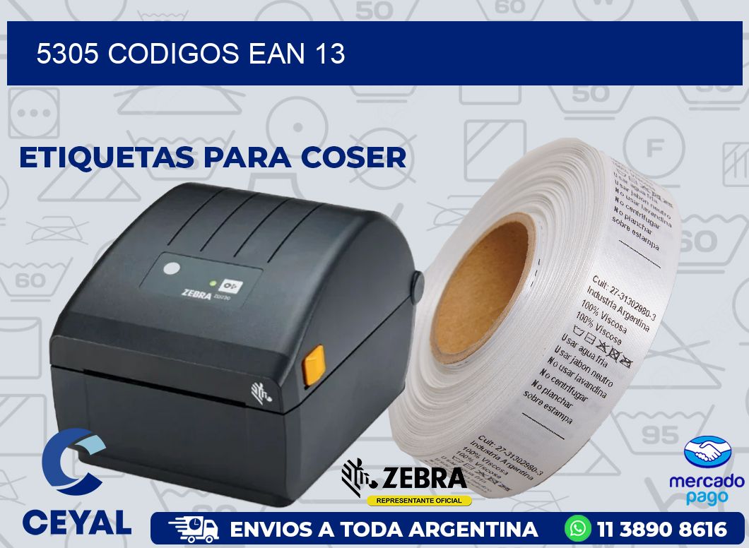 5305 CODIGOS EAN 13