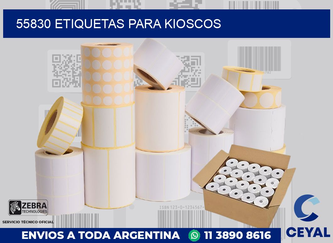 55830 ETIQUETAS PARA KIOSCOS
