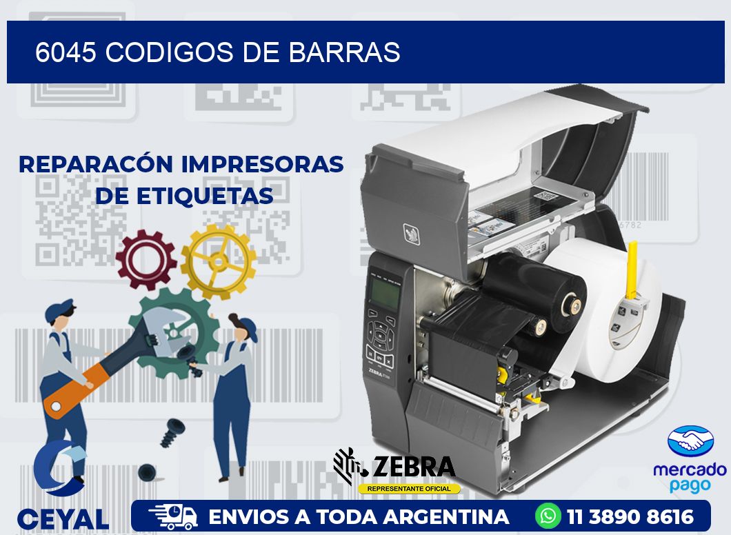 6045 CODIGOS DE BARRAS