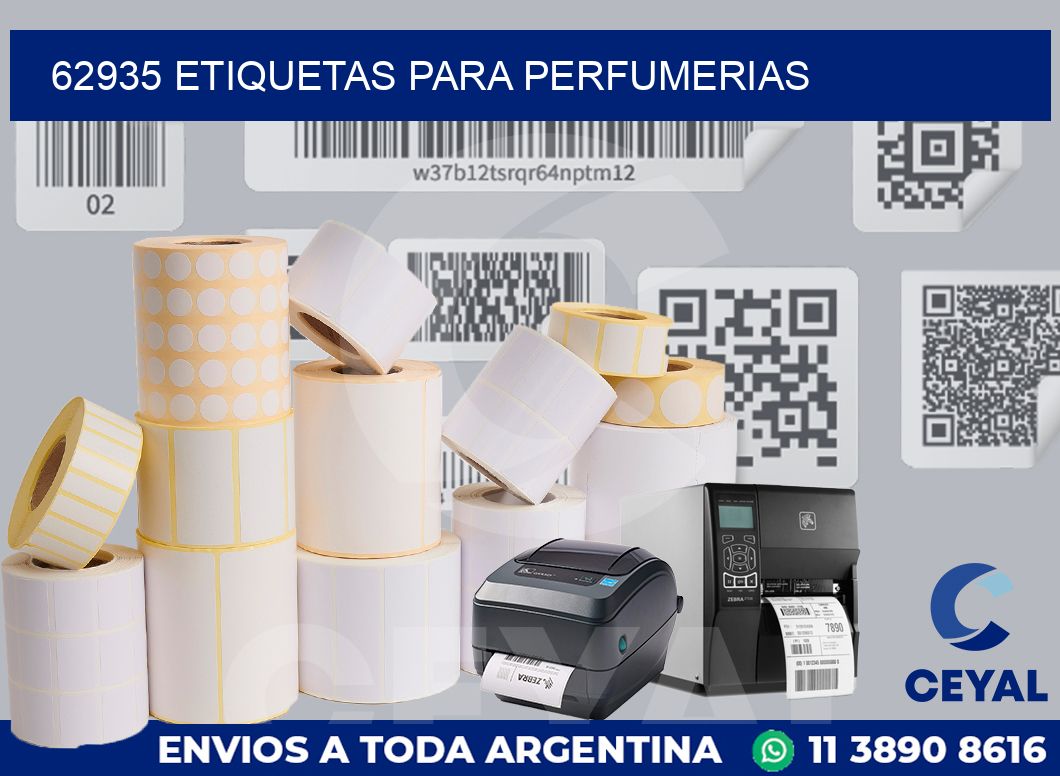 62935 ETIQUETAS PARA PERFUMERIAS