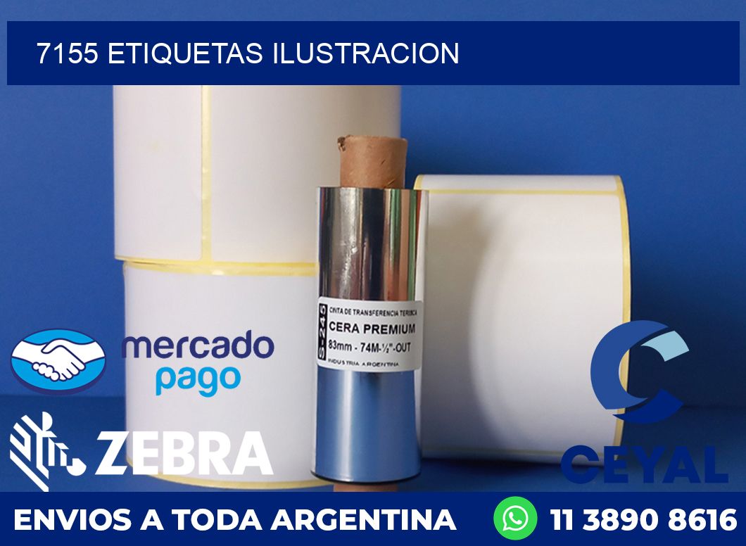 7155 ETIQUETAS ILUSTRACION