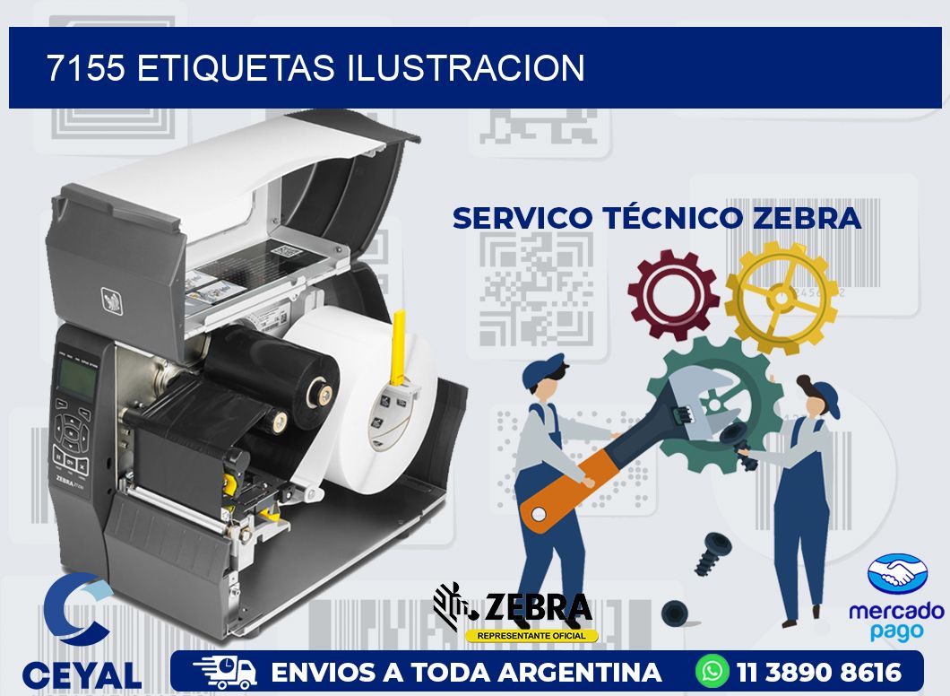7155 ETIQUETAS ILUSTRACION