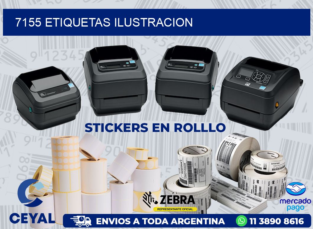 7155 ETIQUETAS ILUSTRACION