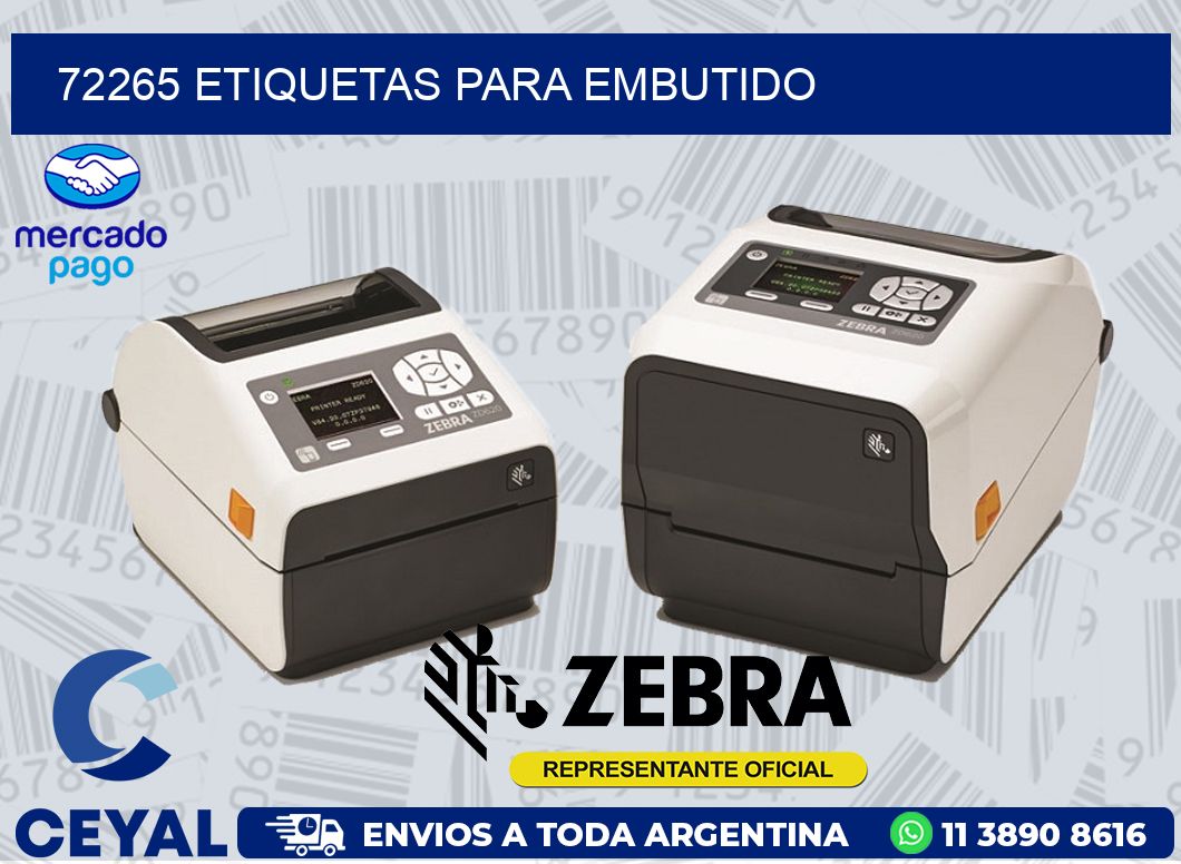 72265 ETIQUETAS PARA EMBUTIDO