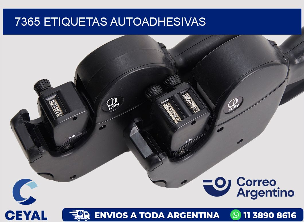 7365 ETIQUETAS AUTOADHESIVAS