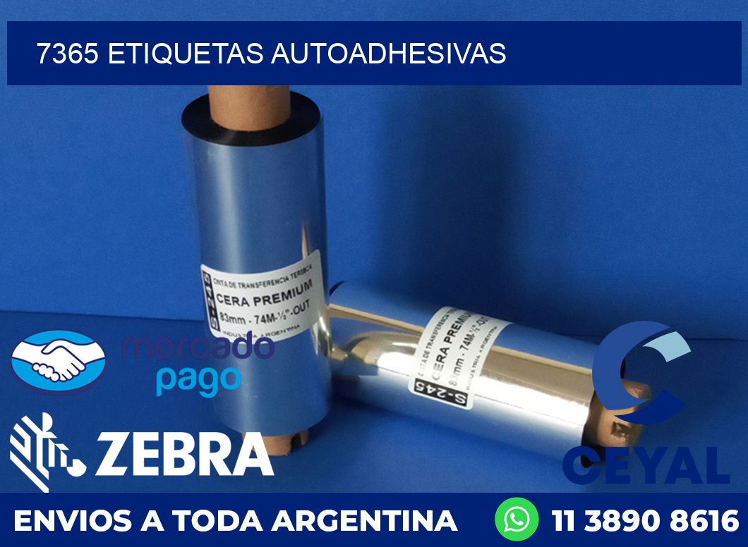 7365 ETIQUETAS AUTOADHESIVAS