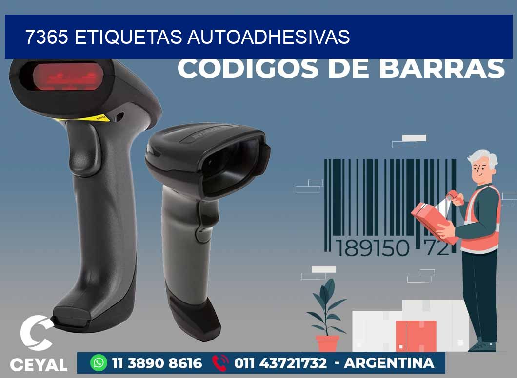 7365 ETIQUETAS AUTOADHESIVAS