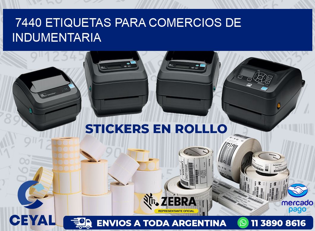 7440 ETIQUETAS PARA COMERCIOS DE INDUMENTARIA