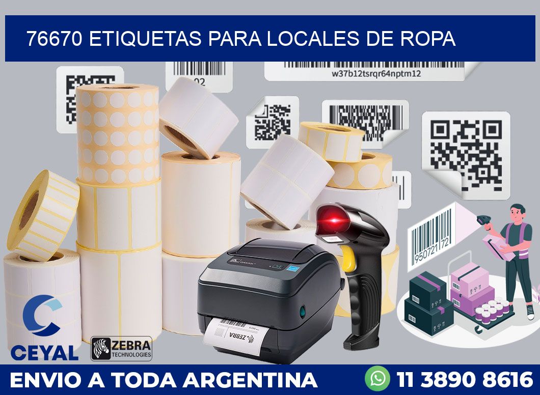 76670 ETIQUETAS PARA LOCALES DE ROPA