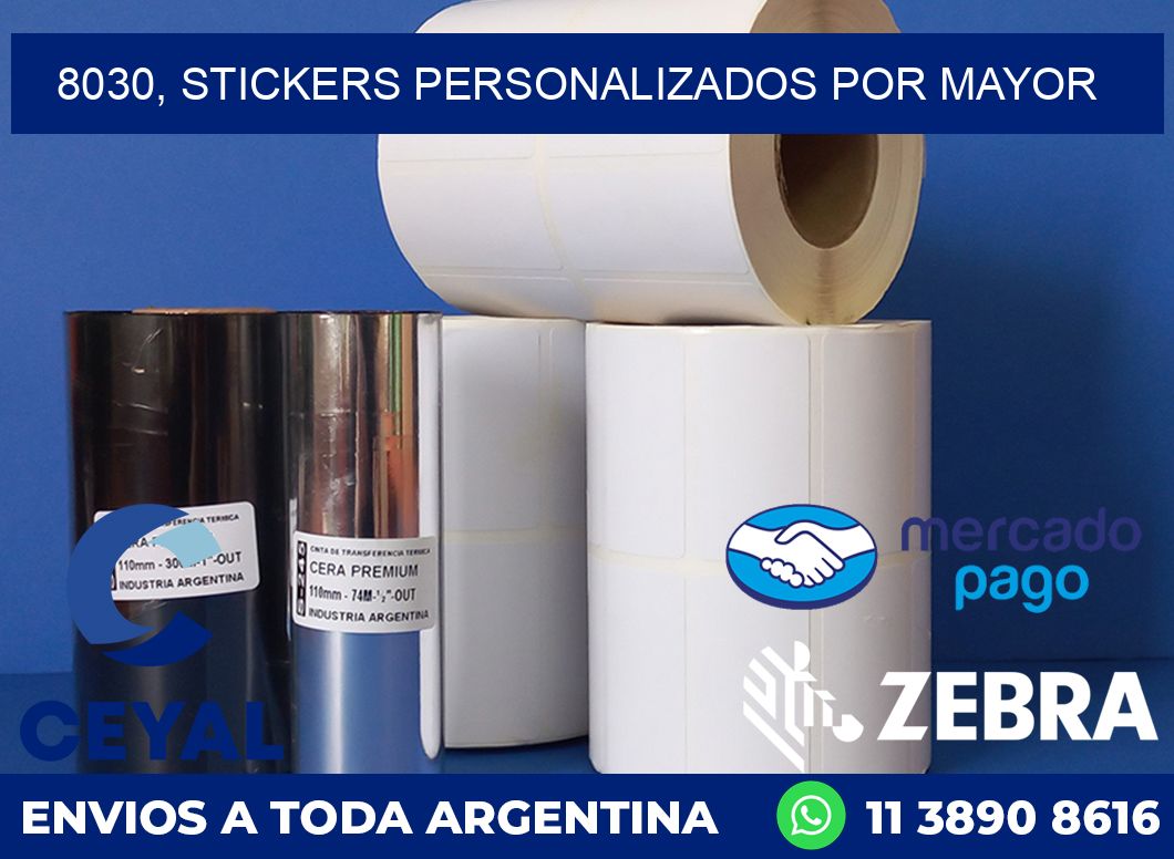 8030, stickers personalizados por mayor