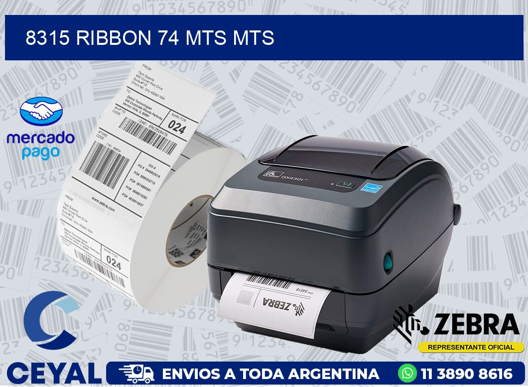 8315 RIBBON 74 MTS MTS