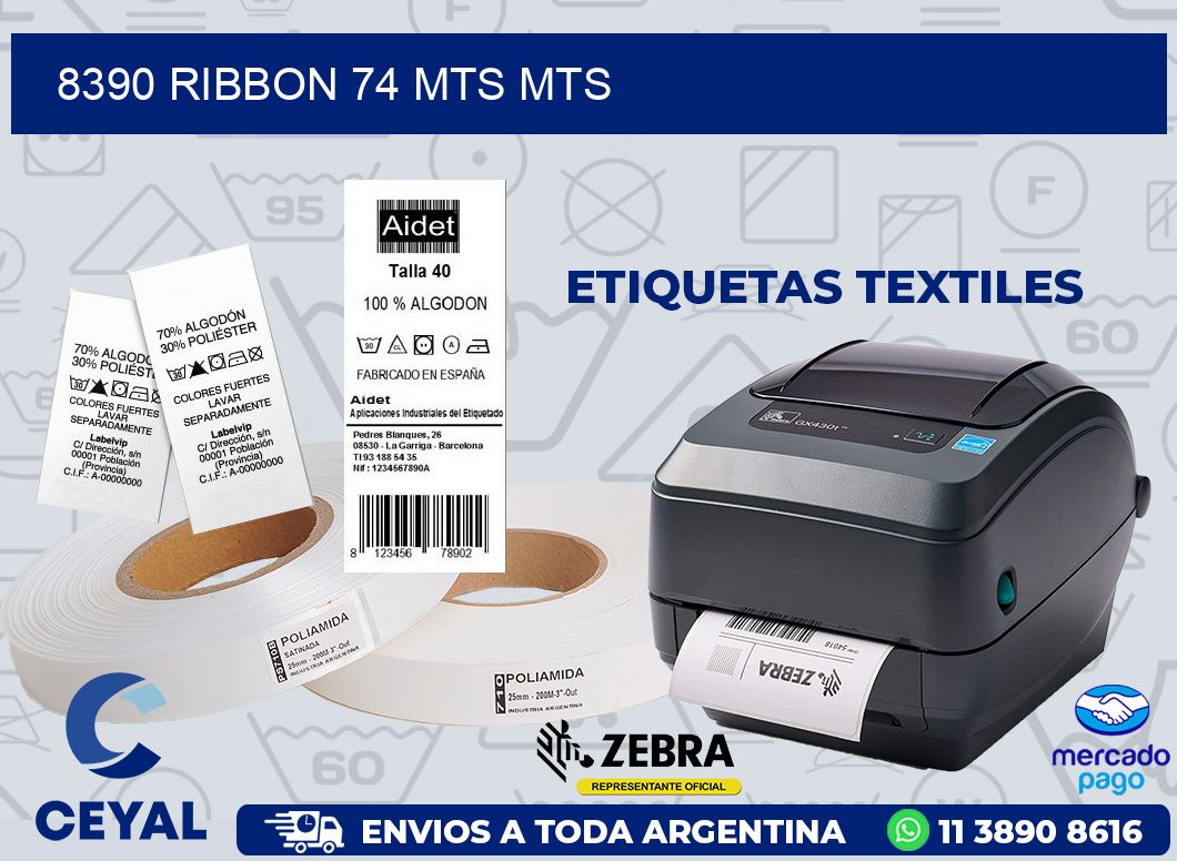 8390 RIBBON 74 MTS MTS