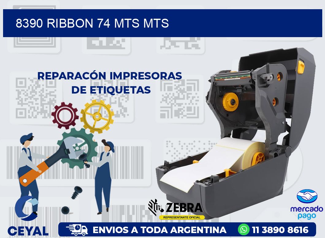 8390 RIBBON 74 MTS MTS