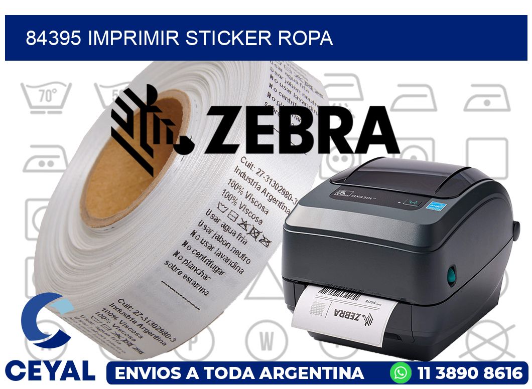84395 IMPRIMIR STICKER ROPA