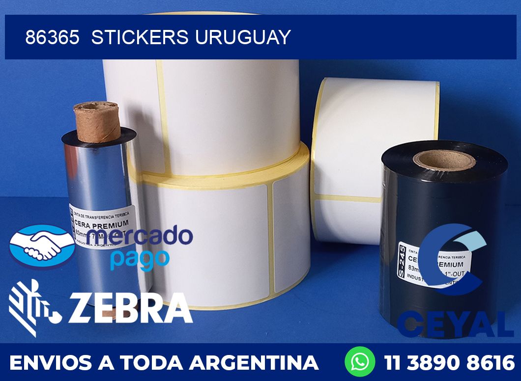 86365 STICKERS URUGUAY