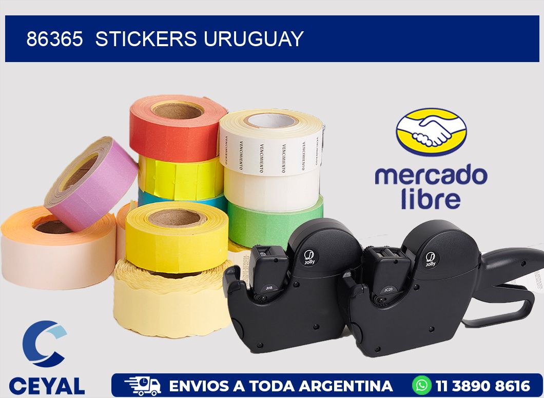 86365 STICKERS URUGUAY