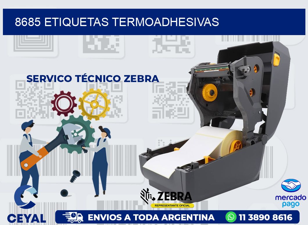 8685 ETIQUETAS TERMOADHESIVAS