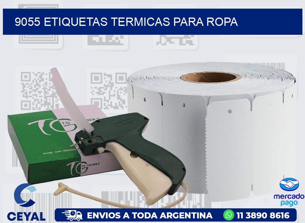 9055 ETIQUETAS TERMICAS PARA ROPA