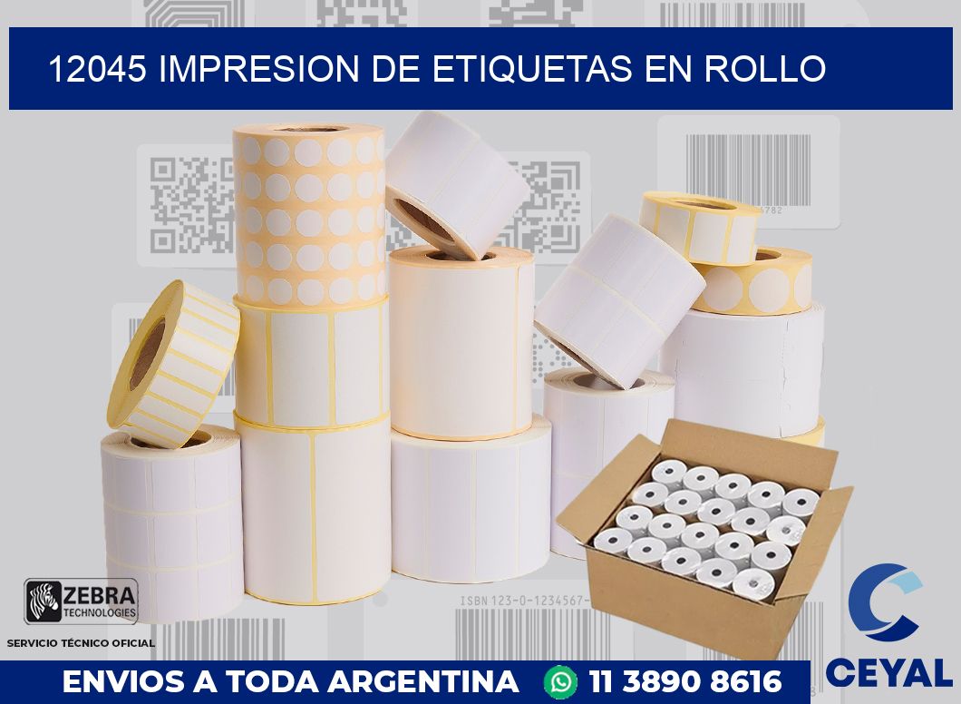 12045 IMPRESION DE ETIQUETAS EN ROLLO