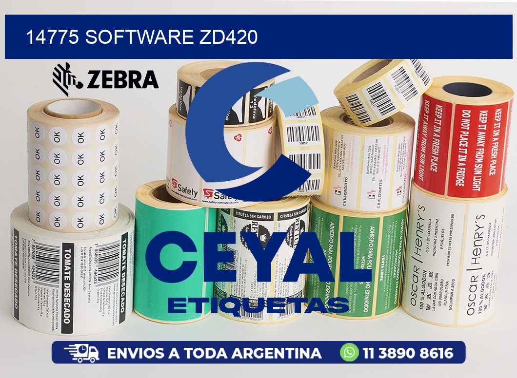 14775 SOFTWARE ZD420