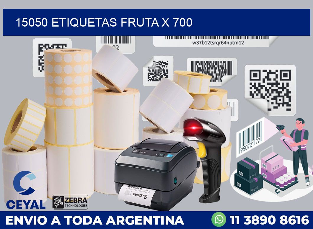 15050 etiquetas fruta x 700
