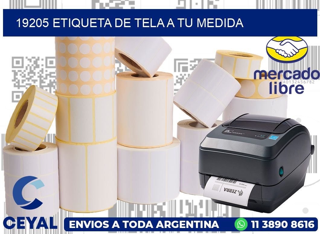 19205 ETIQUETA DE TELA A TU MEDIDA