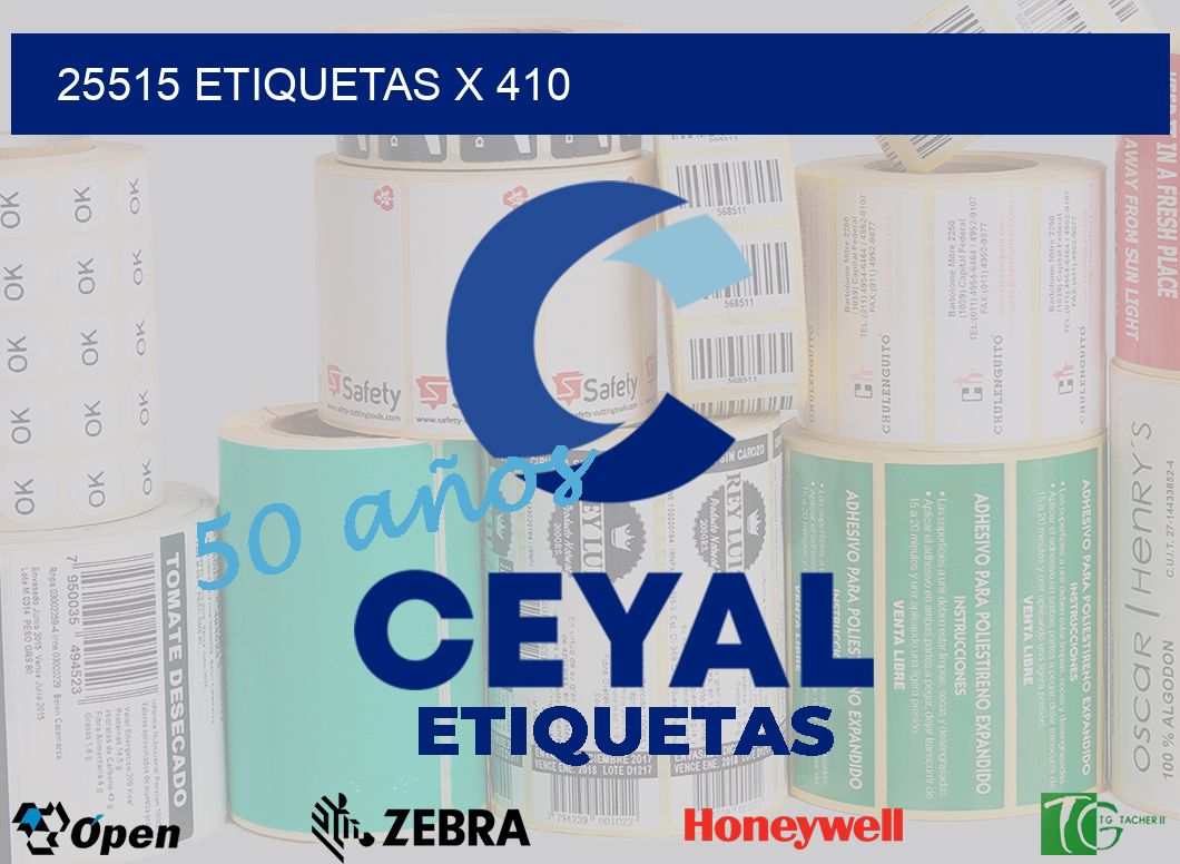 25515 Etiquetas x 410