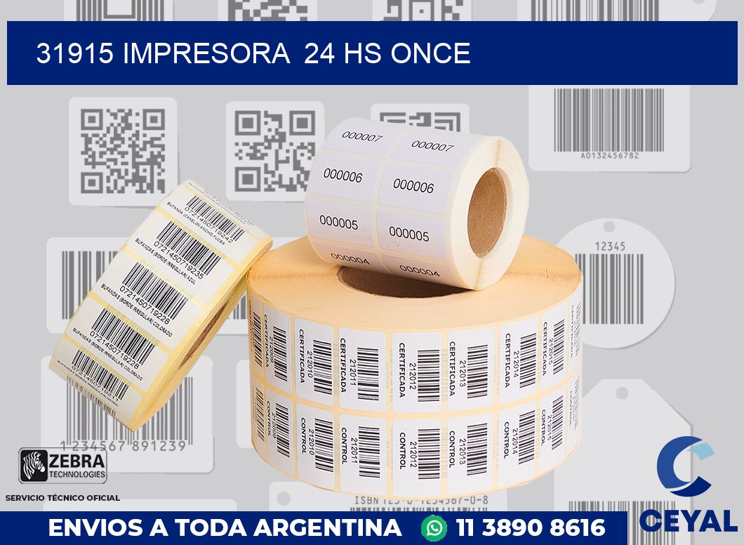 31915 impresora 24 hs once